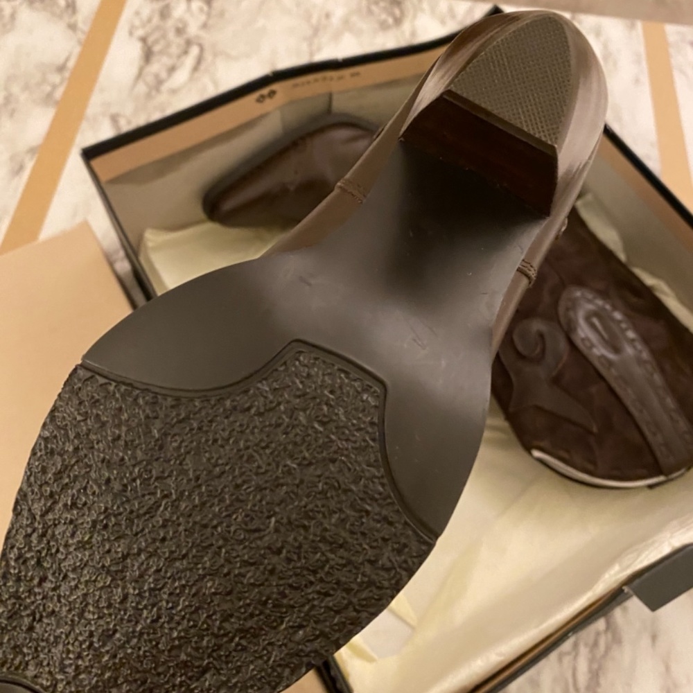 GHBass Brown leather boots nib sz 6.5 - Picture 4 of 11